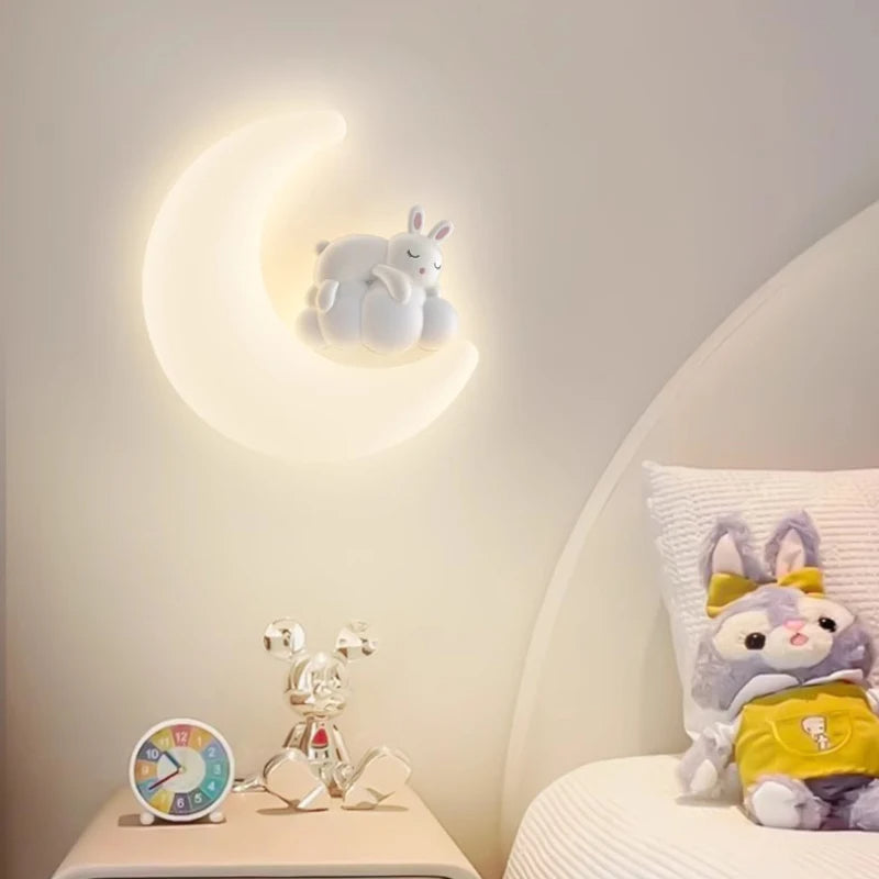 Cute Bear White Rabbit Light Children's Room