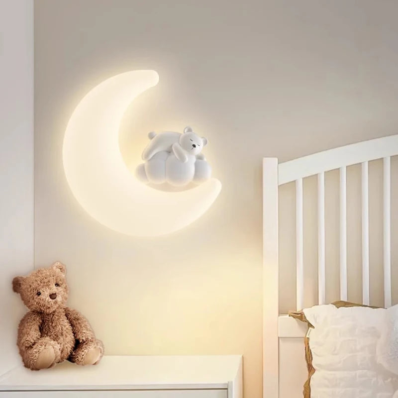 Cute Bear White Rabbit Light Children's Room