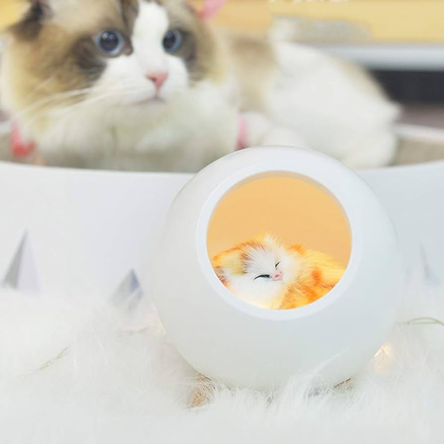 Cute Cat LED Night Light Touch