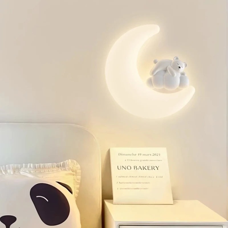 Cute Bear White Rabbit Light Children's Room