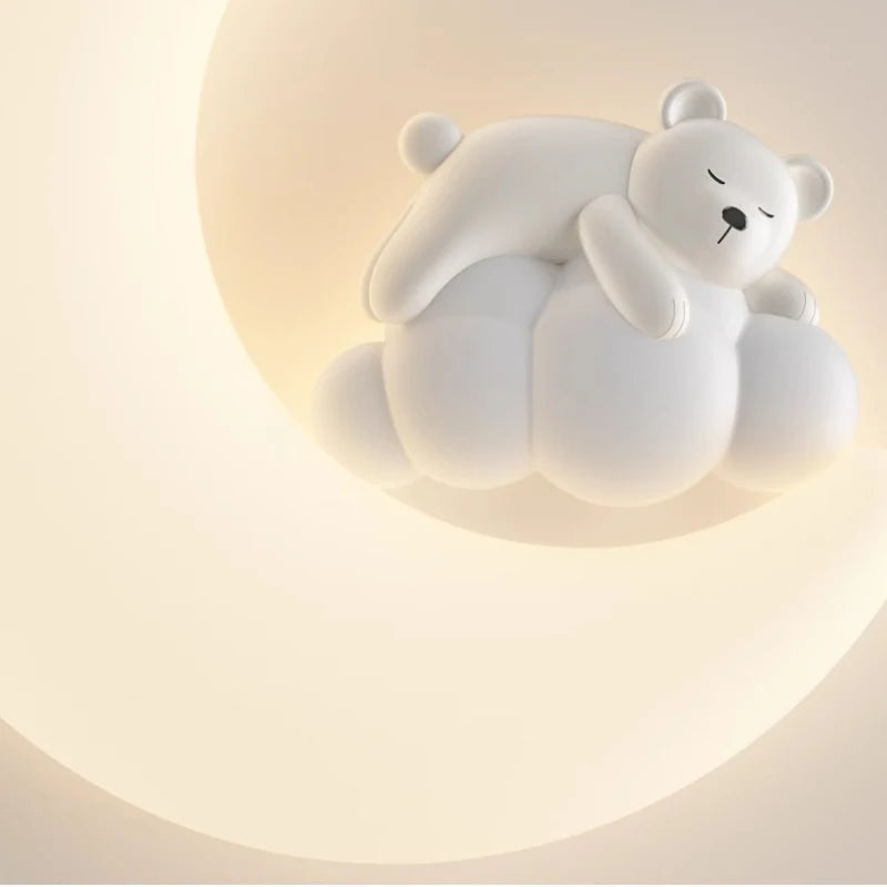 Cute Bear White Rabbit Light Children's Room