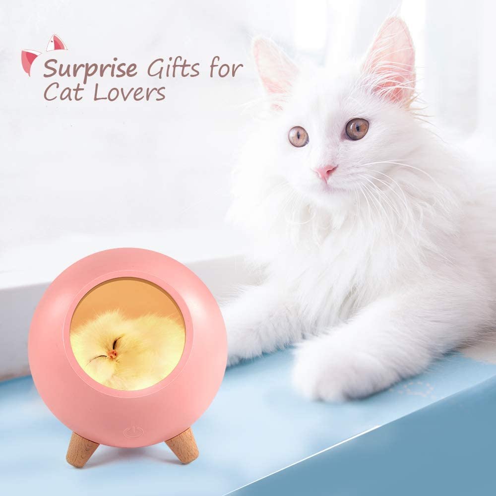 Cute Cat LED Night Light Touch