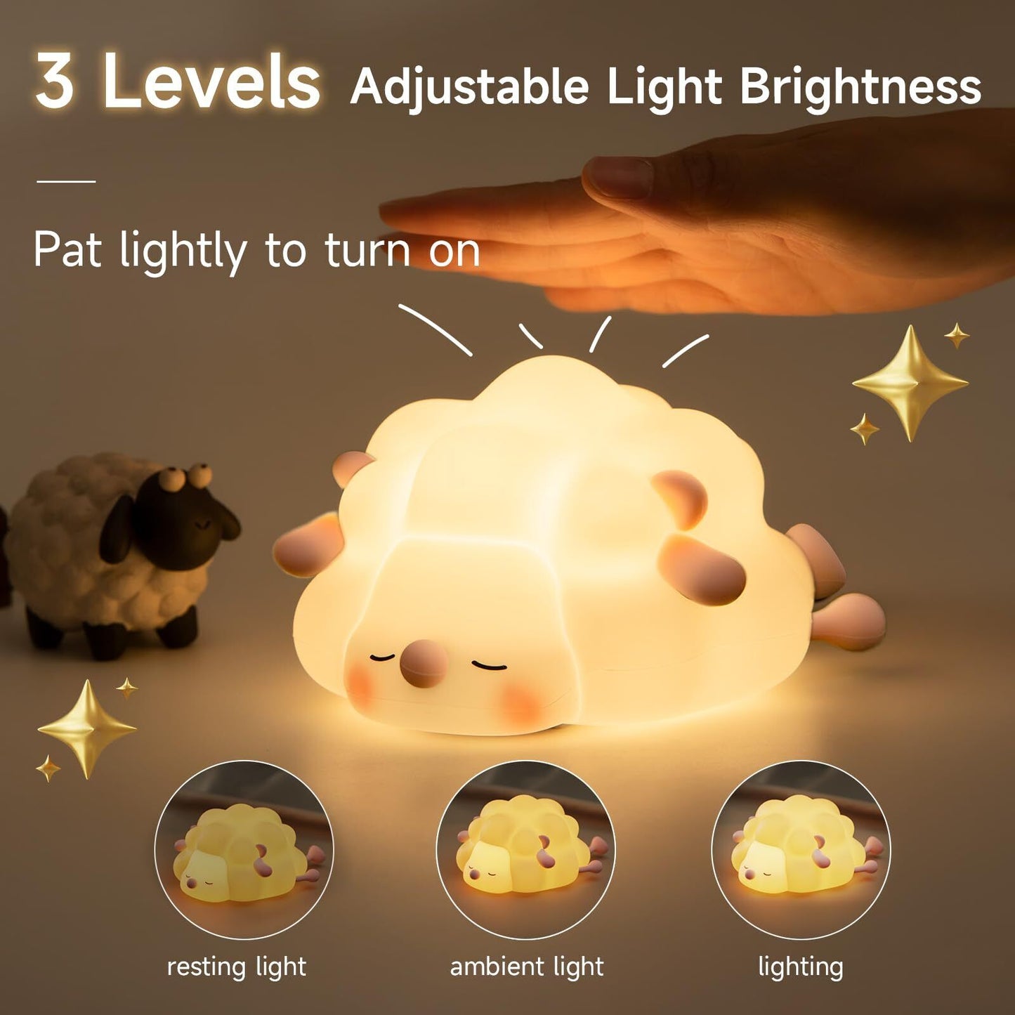 Cute Sheep Silicone Night Lights